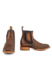 Python Wagner Square Toe Ankle Boot
