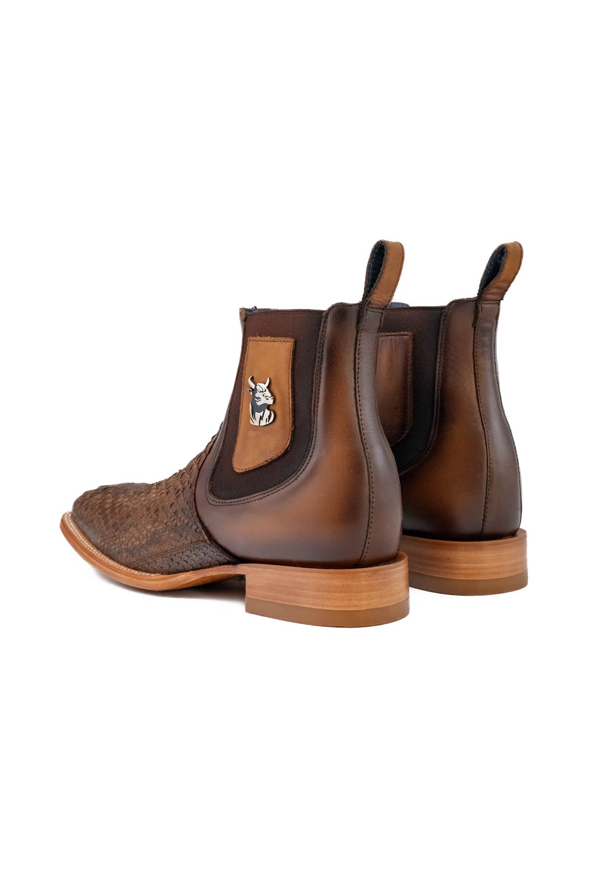Python Wagner Square Toe Ankle Boot