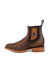 Python Wagner Square Toe Ankle Boot