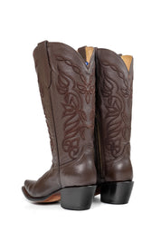 Sally Midi Wide Calf Snip Toe Cowgirl Boot
