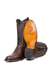 Brandon Hornback Round Toe Cowboy Boot
