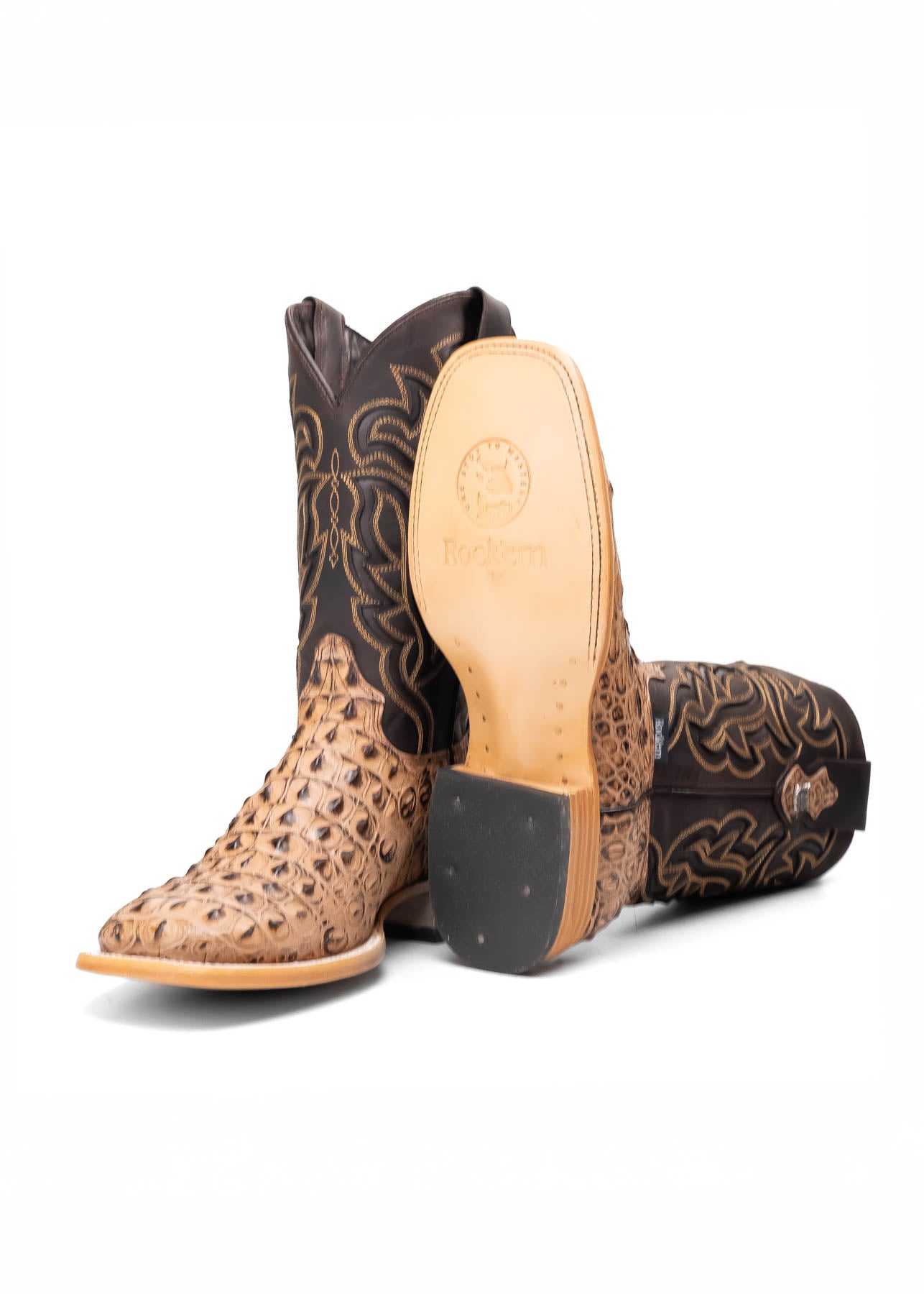 Bruce Hornback Square Toe Cowboy Boot