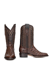 Brandon Hornback Round Toe Cowboy Boot