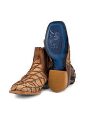 Pirarucu Wagner Square Toe Ankle Boot