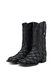 Bruce Shelby Pirarucu Square Toe Cowboy Boot