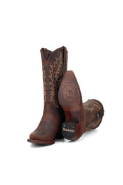 Bailey Ebano Snip Toe Cowgirl Boot
