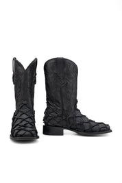 Bruce Shelby Pirarucu Square Toe Cowboy Boot