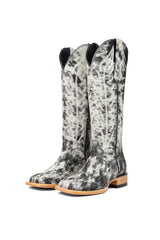 Carmina Tall Cowhide Square Toe Cowgirl Boot Size 6 Box DU28