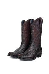 Caiman Belly Staterra Narrow Toe Cowboy Boot