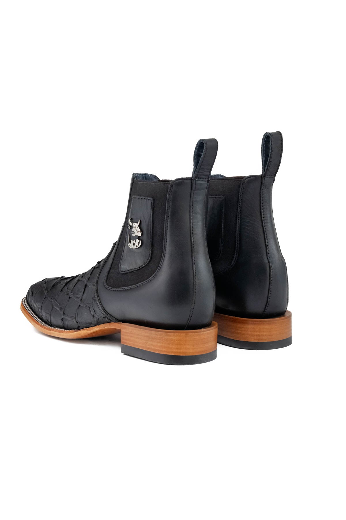 Pirarucu Wagner Square Toe Ankle Boot