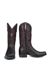 Caiman Belly Staterra Narrow Toe Cowboy Boot