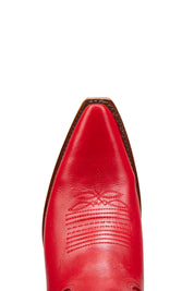 Marbella Tall Red Bottom Snip Toe Cowgirl Boot