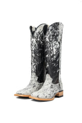 Carmina Tall Cowhide Square Toe Cowgirl Boot Size 7 Box DU30