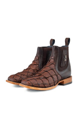 Pirarucu Wagner Square Toe Ankle Boot
