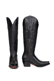 Marbella Tall Red Bottom Snip Toe Cowgirl Boot