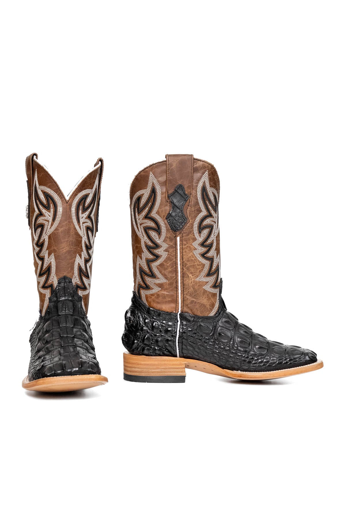 Michael Alligator Hornback Exotic Square Toe Cowboy Boot