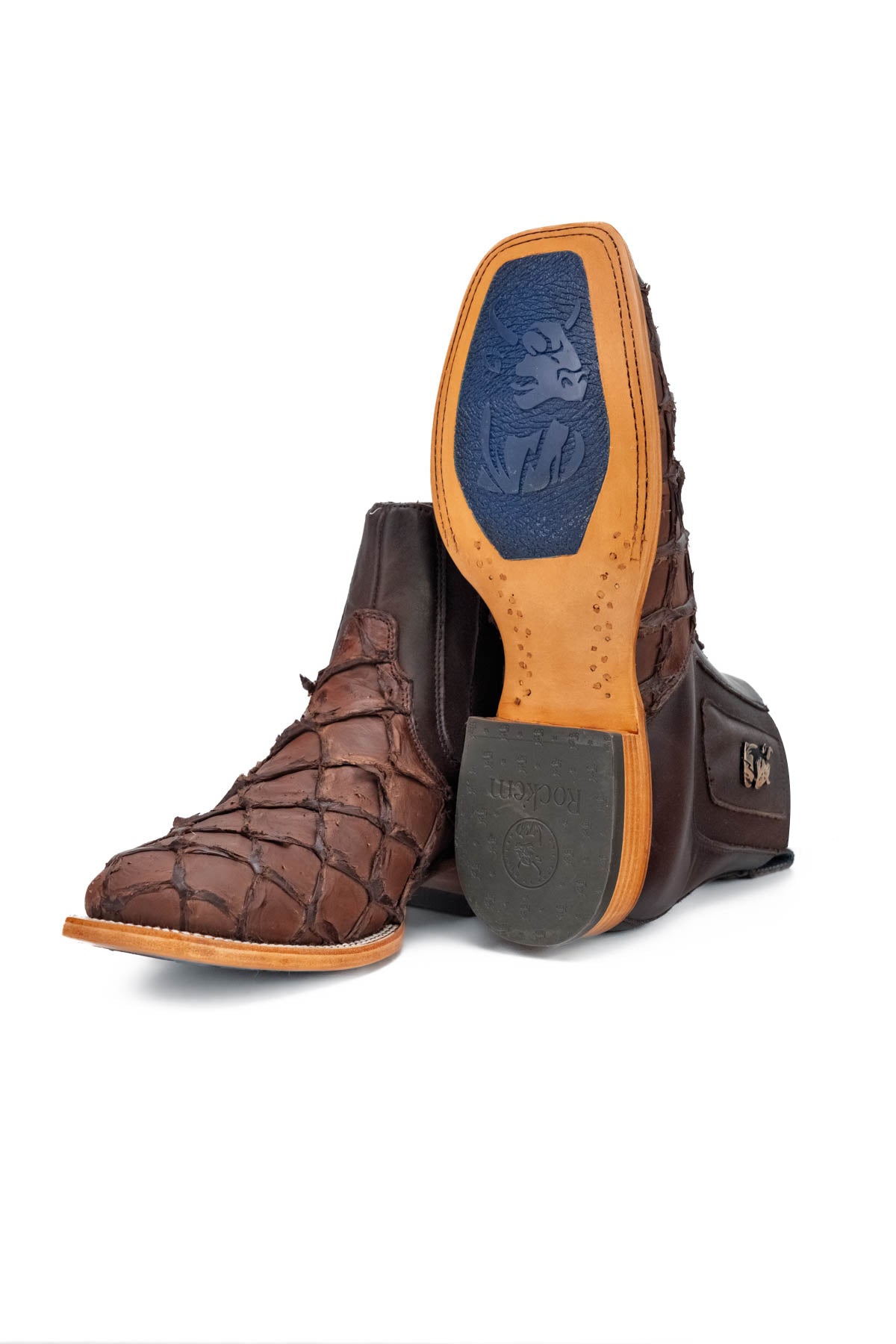 Pirarucu Wagner Square Toe Ankle Boot