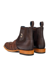 Pirarucu Wagner Square Toe Ankle Boot