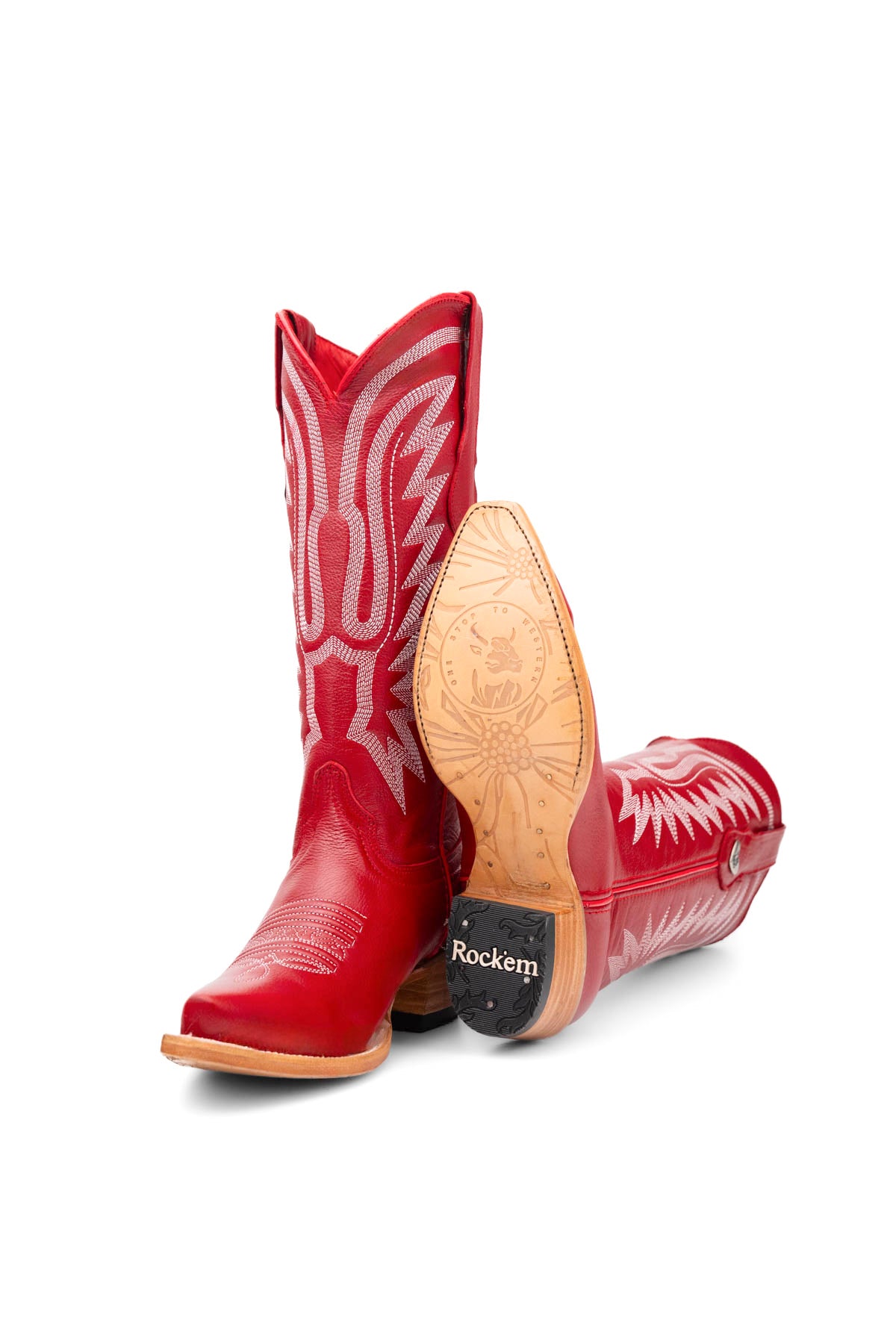Clara Midi Snip Toe Cowgirl Boot