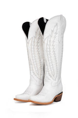 Gia Tall Wide Calf Snip Toe Cowgirl Boot