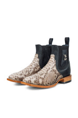 Python Wagner Square Toe Ankle Boot