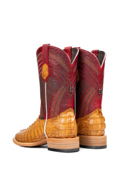 Monroe Caiman Tail Square Toe Cowboy Boot
