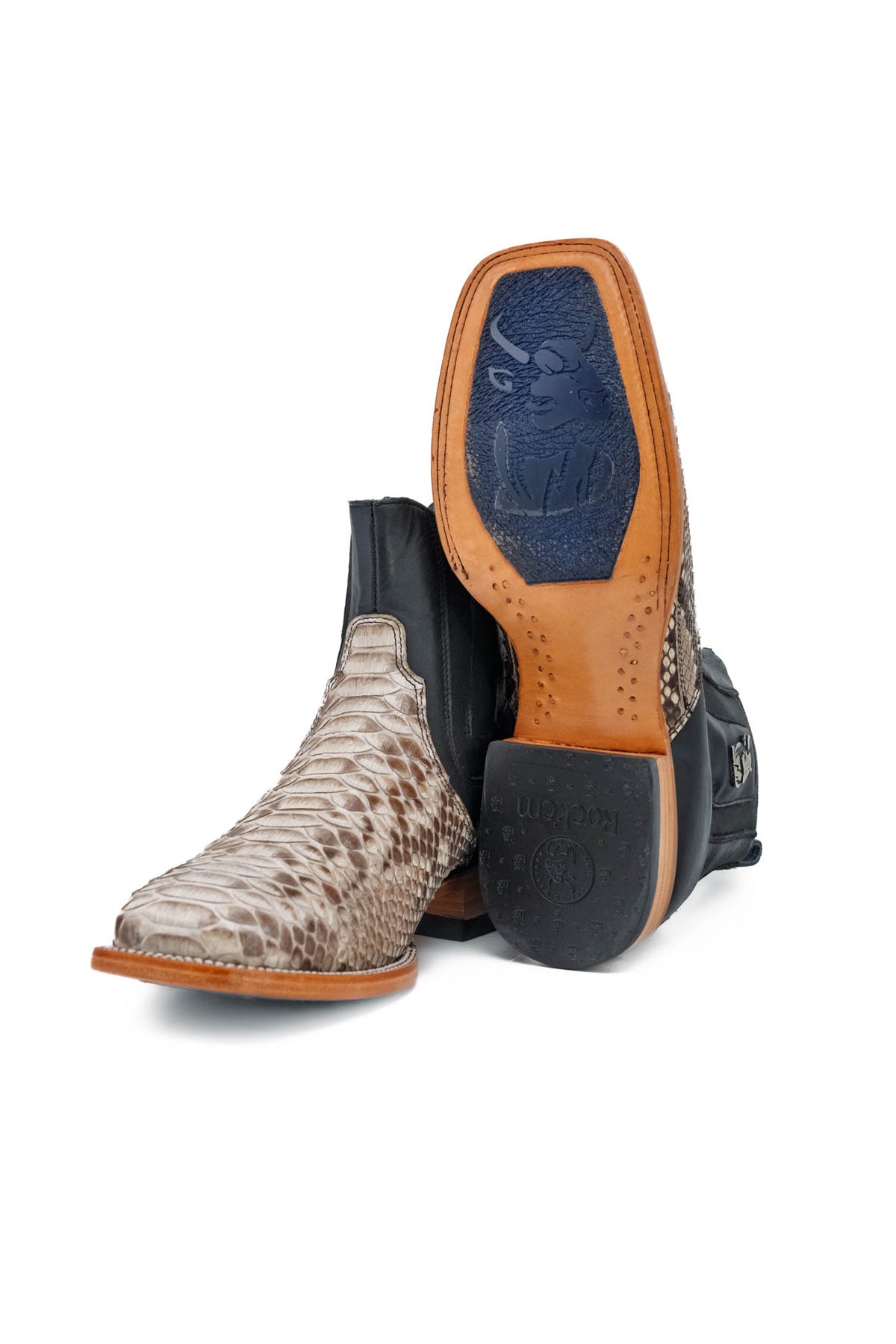 Python Wagner Square Toe Ankle Boot