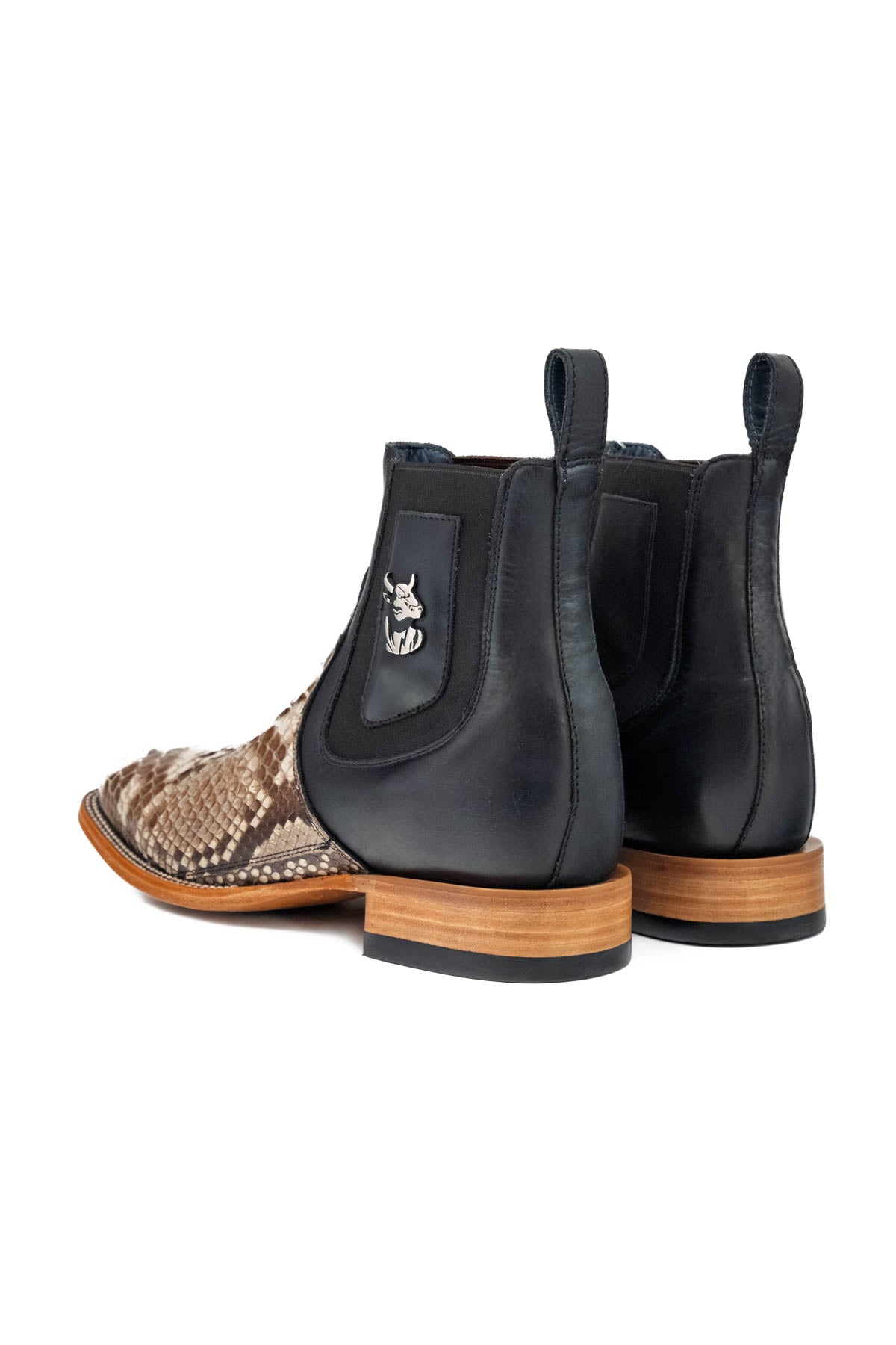Python Wagner Square Toe Ankle Boot