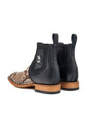 Python Wagner Square Toe Ankle Boot