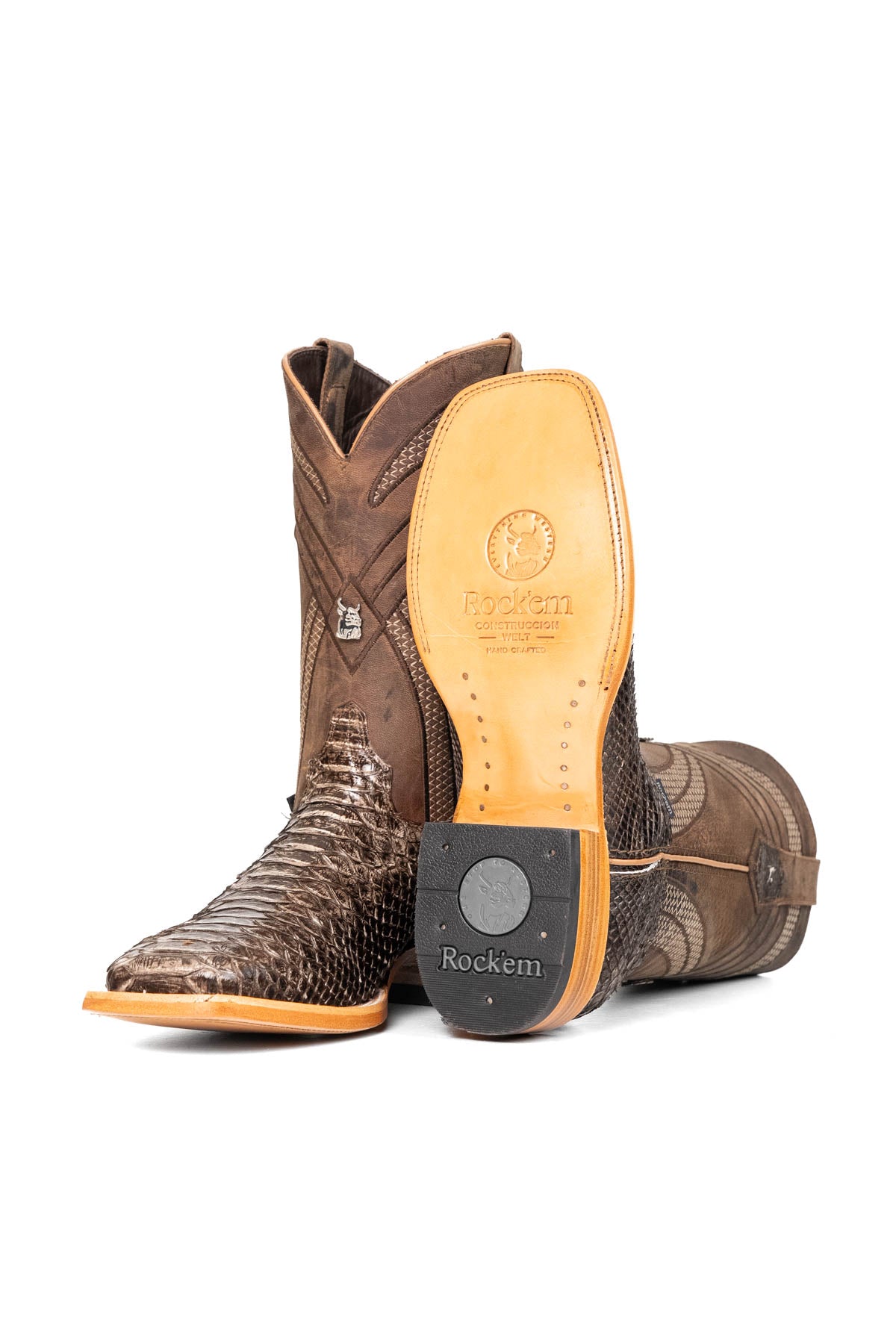 Monroe Python Square Toe Cowboy Boot