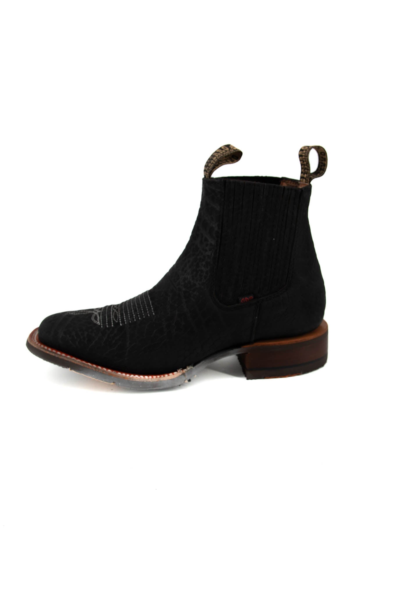 Bessero Hule Cuello de Toro Square Toe Men's Botin