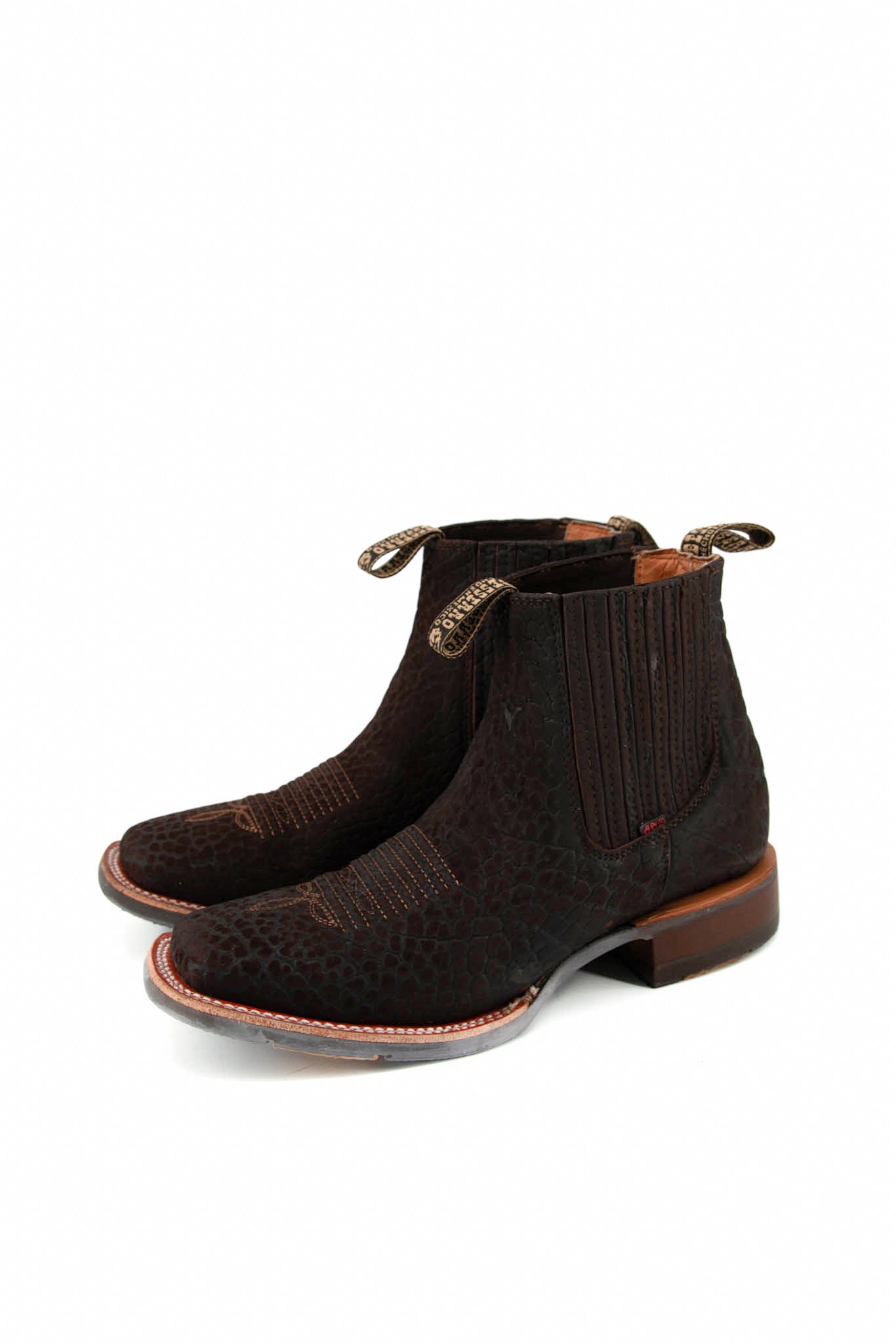 Bessero Hule Cuello de Toro Square Toe Men's Botin