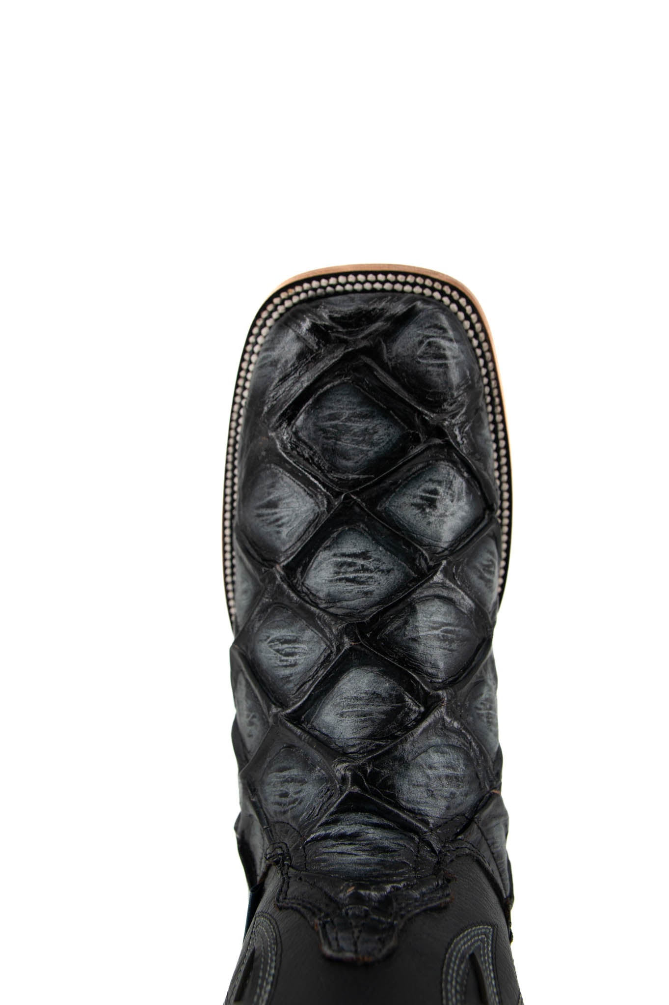 Big Bass Pirarucu Print Square Toe Cowboy Boots – Rock'Em