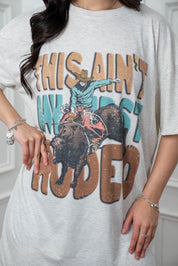 This Ain't My First Rodeo Graphic T-Shirt Dress JJ