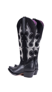 Makayla Nobuck Tall Snip Toe Cowgirl Boots