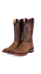 Duque Monster Python Square Toe Cowboy Boots