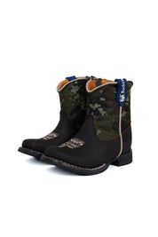 Baby Boy Camouflage Verde Boot