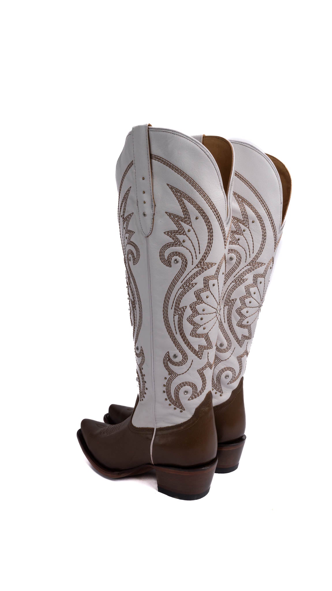 Bonie Tall Wide Calf Friendly Snip Toe Cowgirl Boot