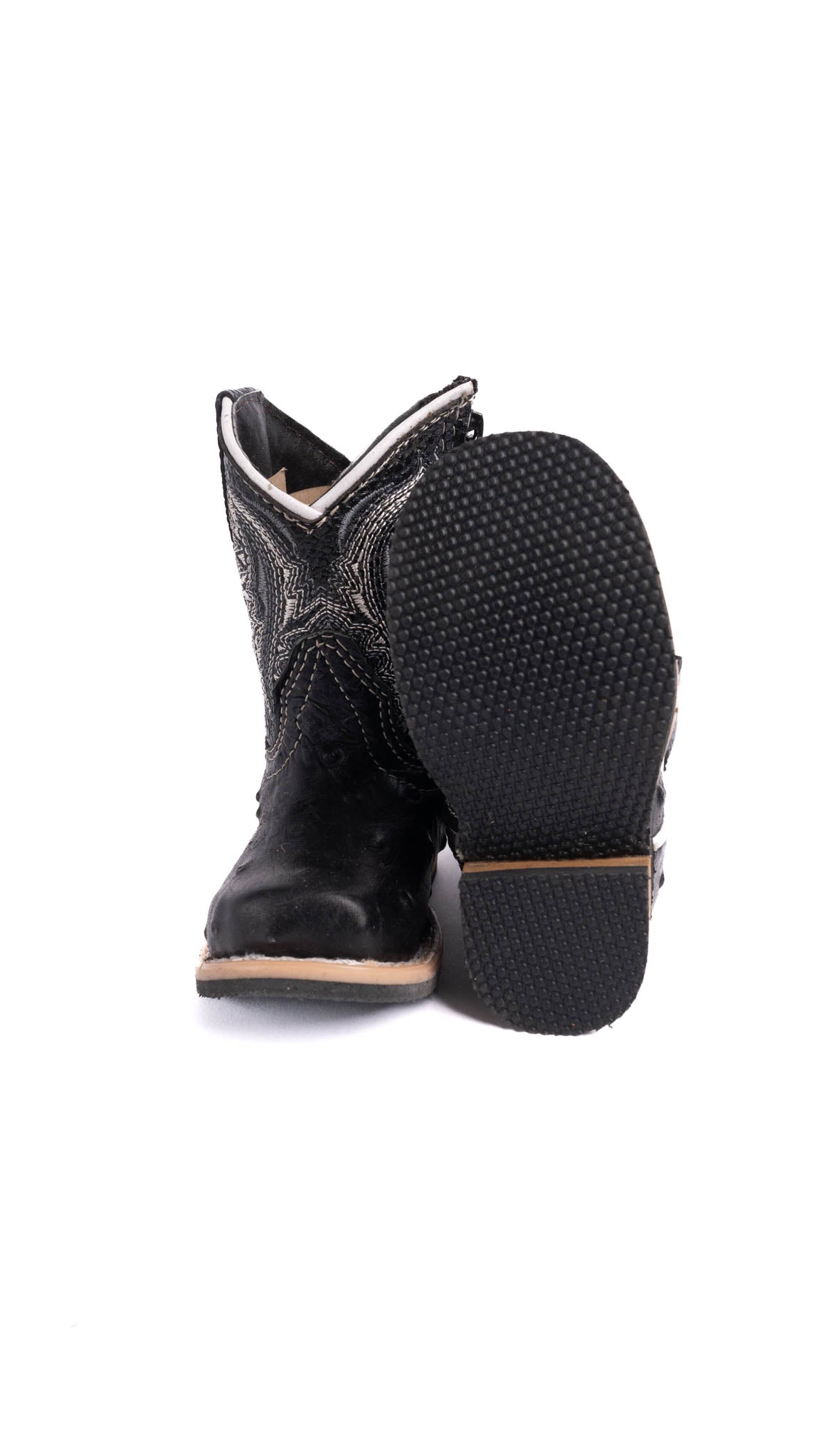 Baby Rodeo Ostrich Cowboy Boots