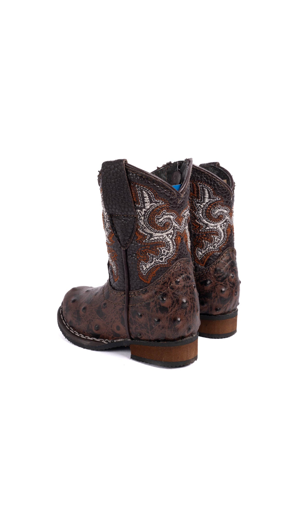 Baby Rodeo Ostrich Cowboy Boots