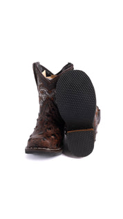 Baby Rodeo Ostrich Cowboy Boots