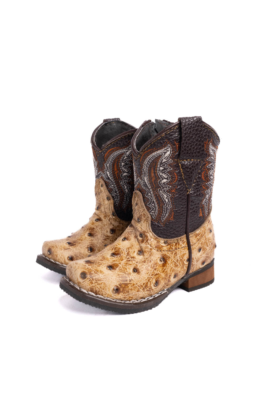 Baby Rodeo Ostrich Cowboy Boots