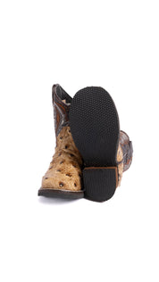 Baby Rodeo Ostrich Cowboy Boots