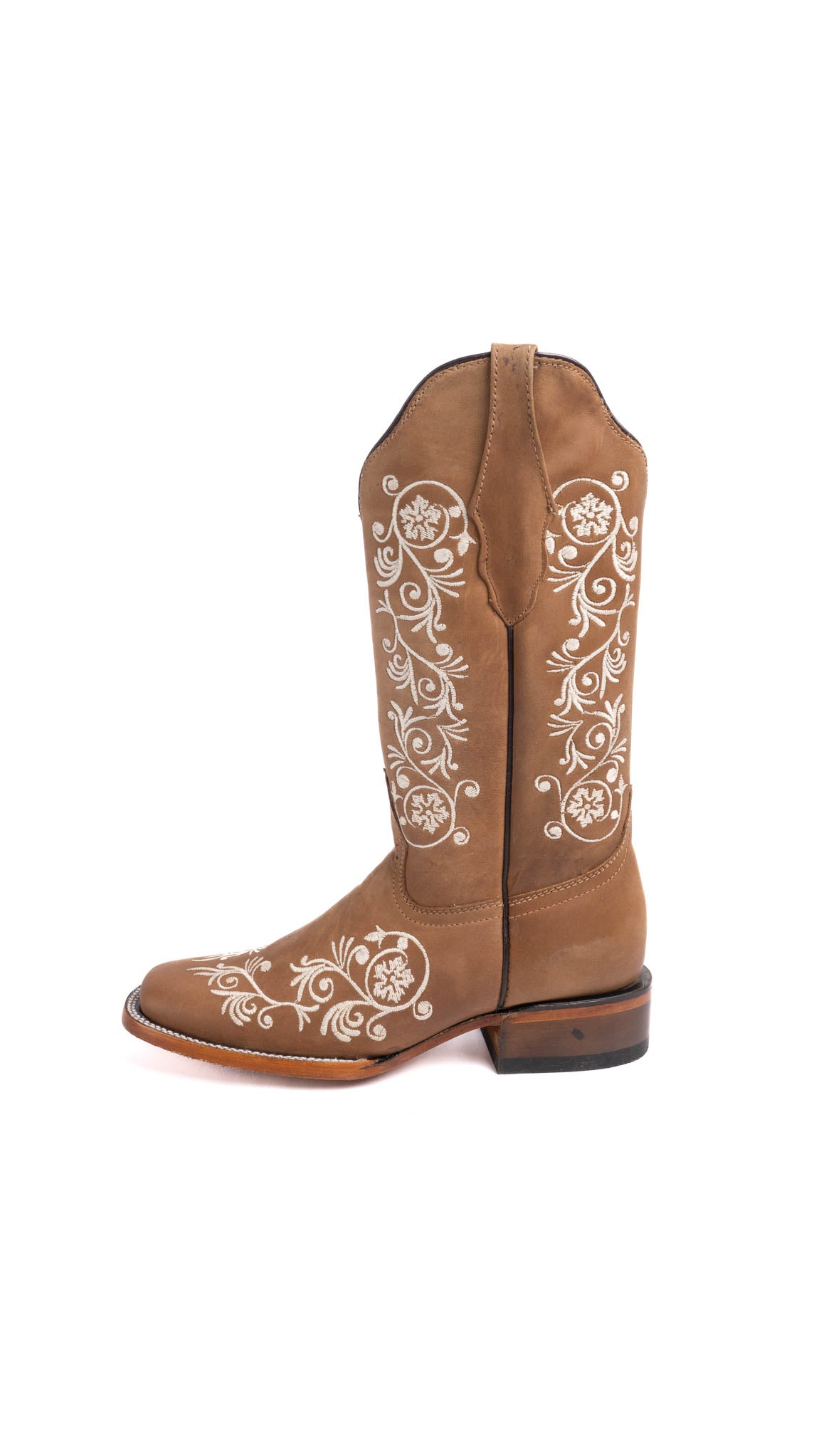 Verano Tabaco Square Toe Cowgirl Boot