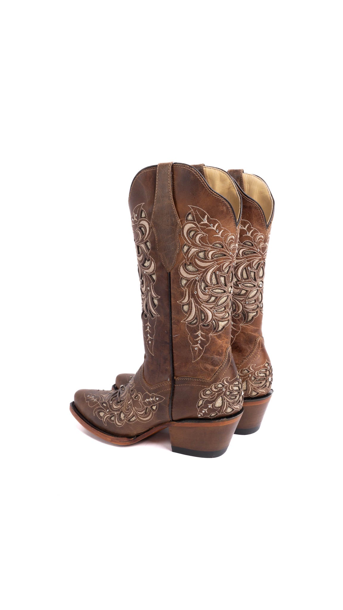 Country Snip Toe Cowgirl Boots