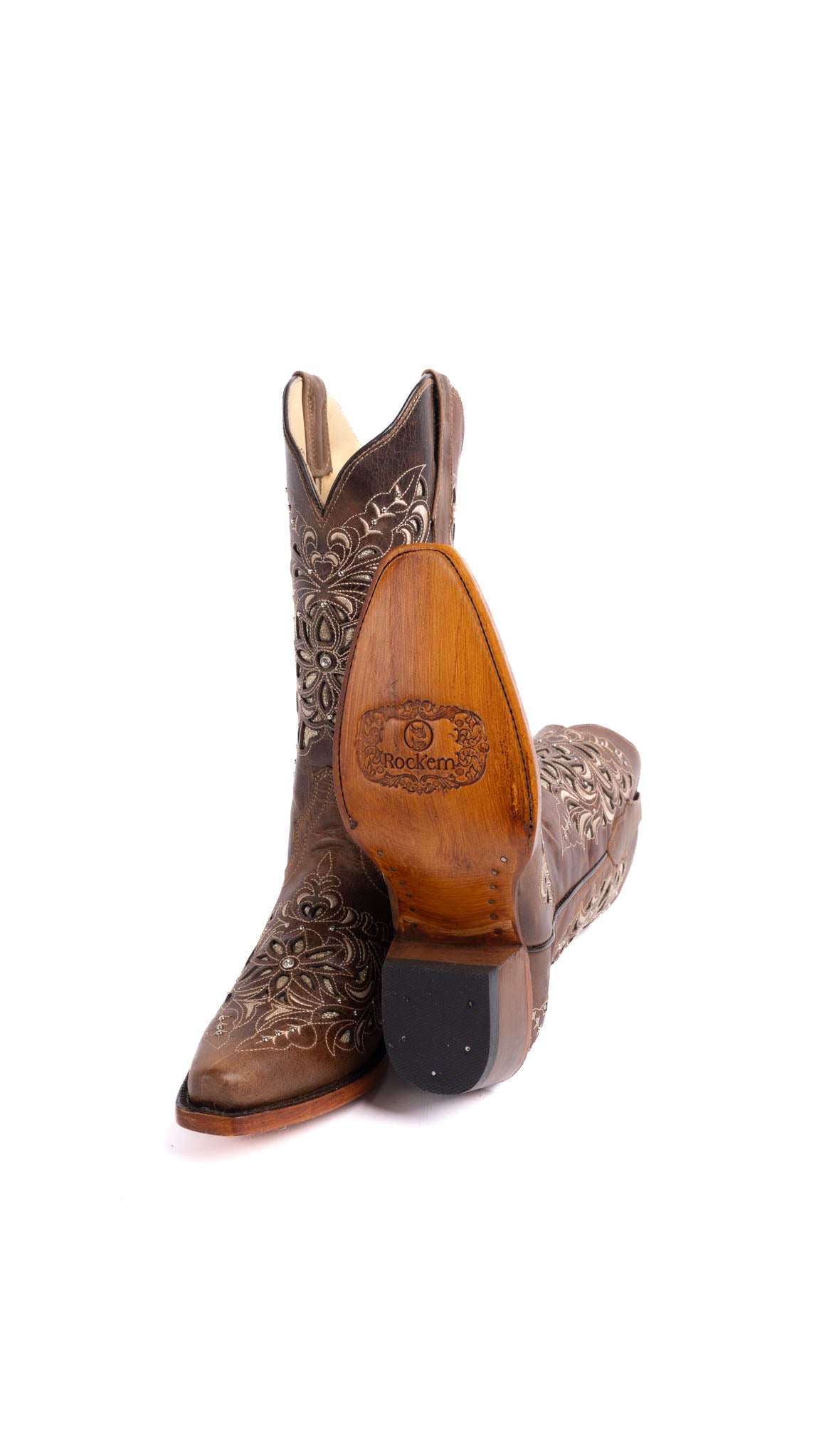 Country Snip Toe Cowgirl Boots