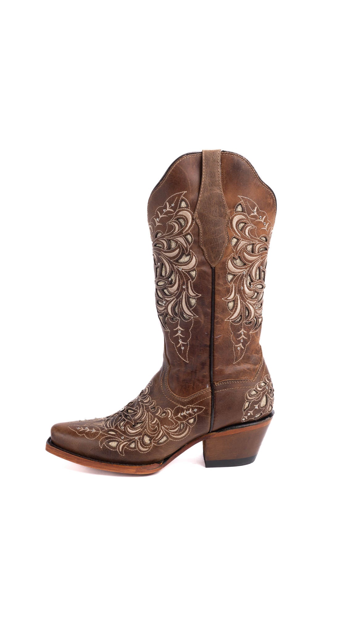 Country Snip Toe Cowgirl Boots