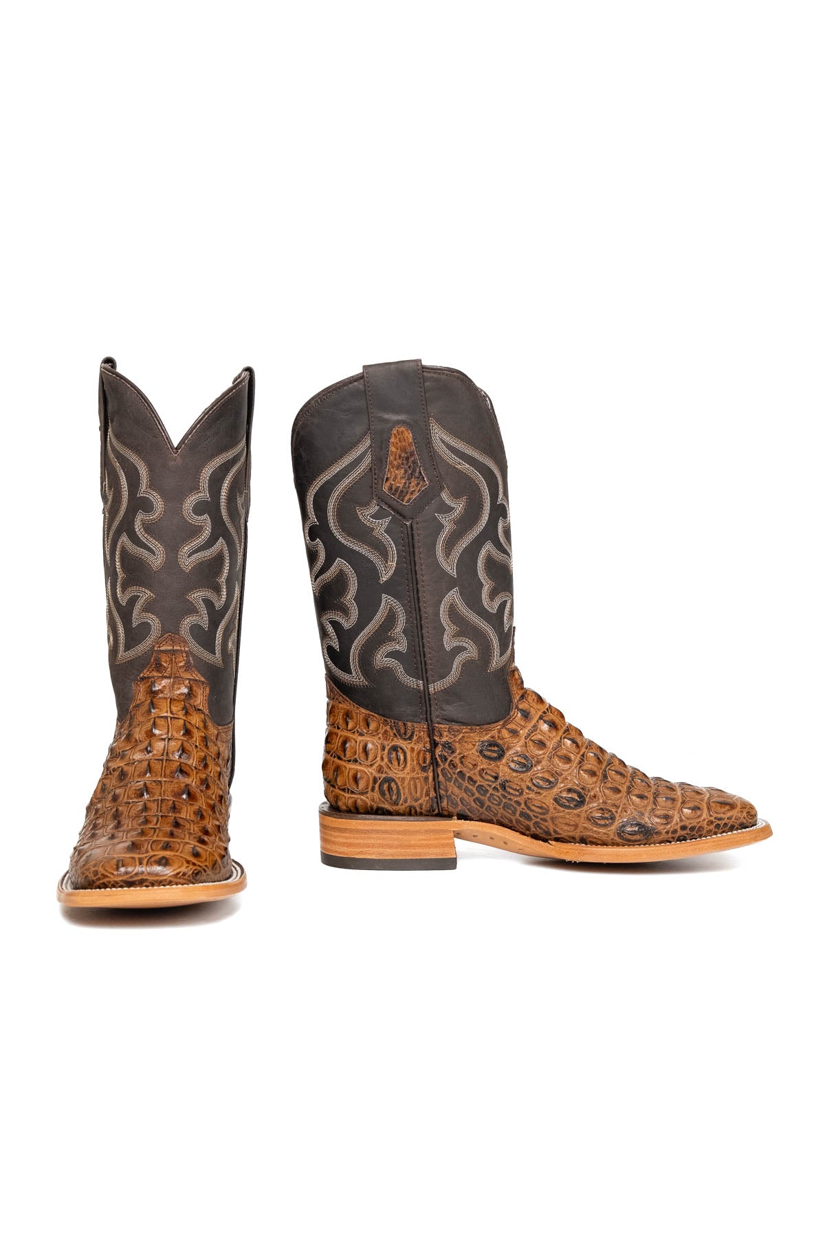 Jacob Caiman Hornback Square Toe Cowboy Boot