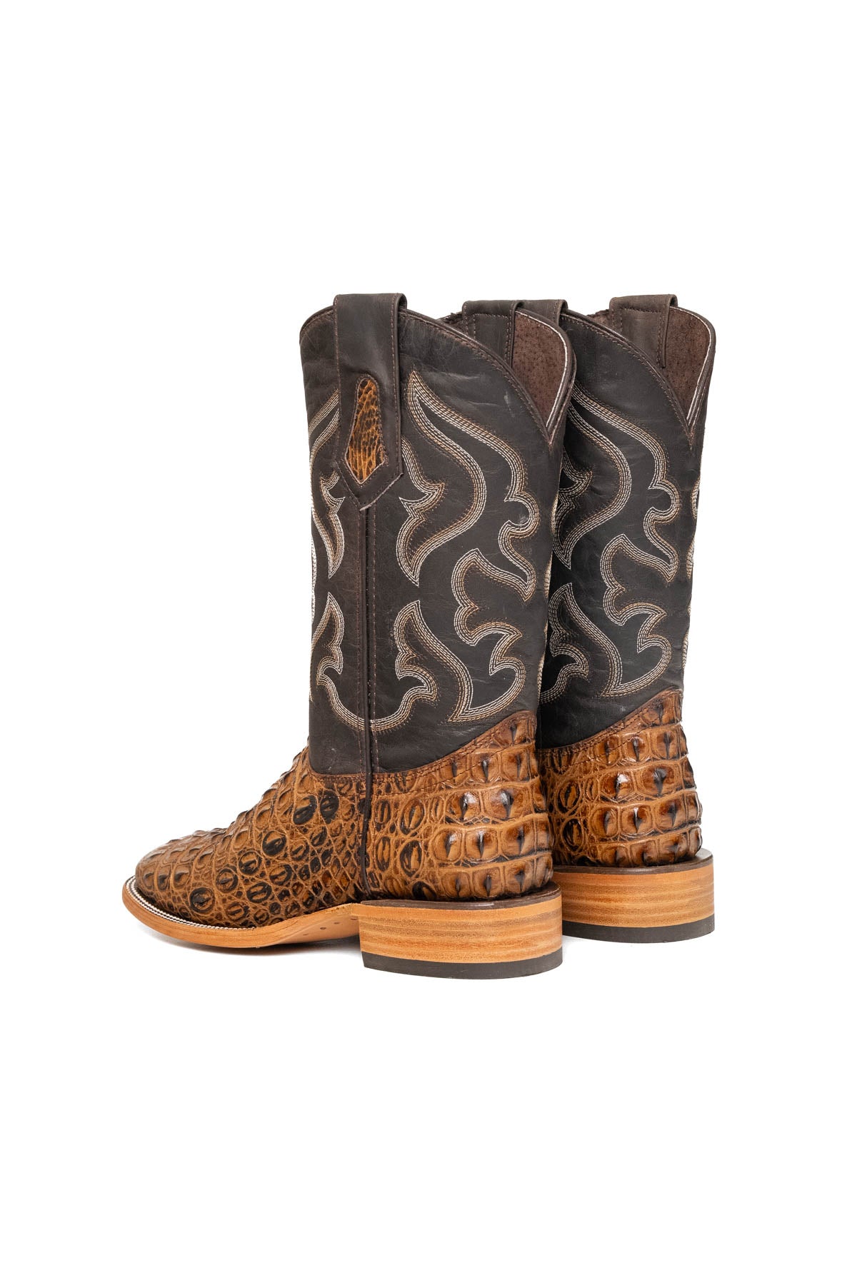 Jacob Caiman Hornback Square Toe Cowboy Boot