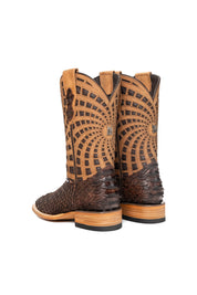 Brian Python Square Toe Cowboy Boot